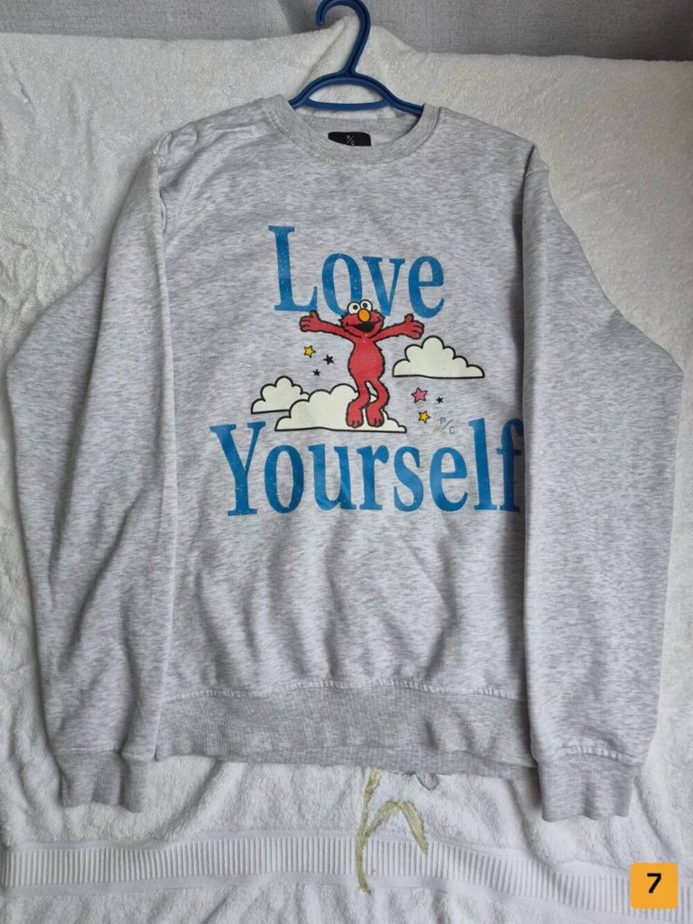 Peace Collective Graphic Crewneck Sweatshirt Size M Grey